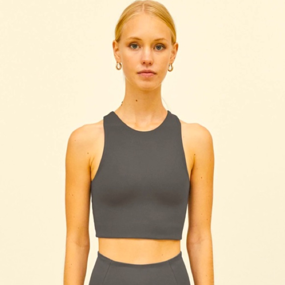 Girlfriend Collective Dylan Bra in Moon XL SOLDOUT